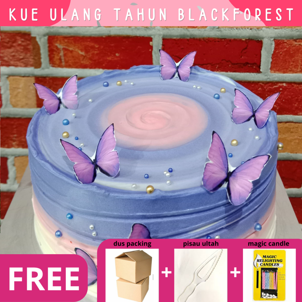 

Korean Cake / Kue Ulang Tahun / Birthday Cake / Blackforest / Kue Ultah