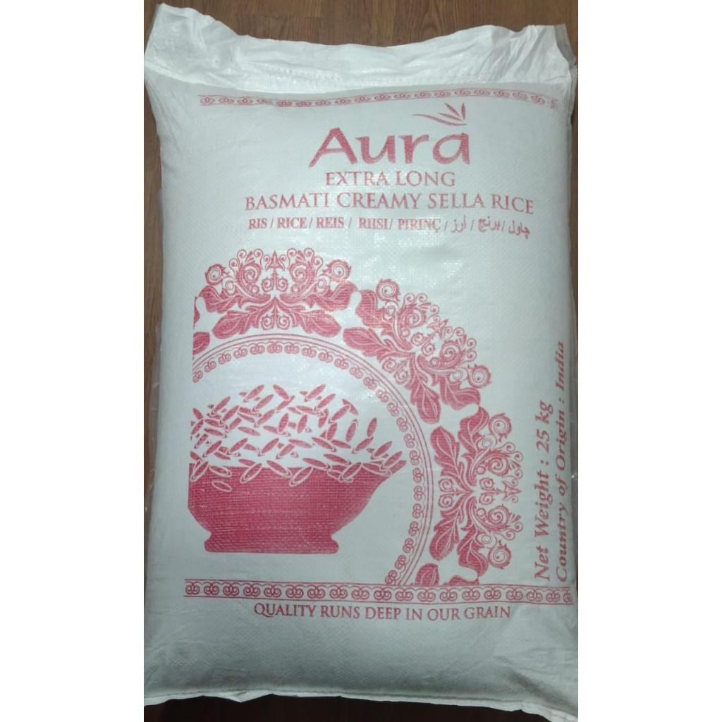 

Beras Basmati AURA Extra LOng Creamy Sella Kemasan 2KG repack