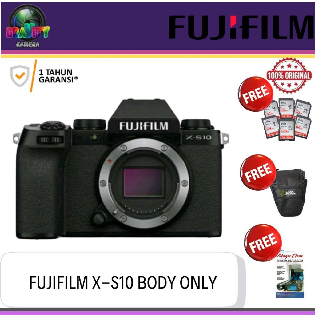 FUJIFILM X-S10 BODY ONLY / FUJIFILM XS10 BODY ONLY