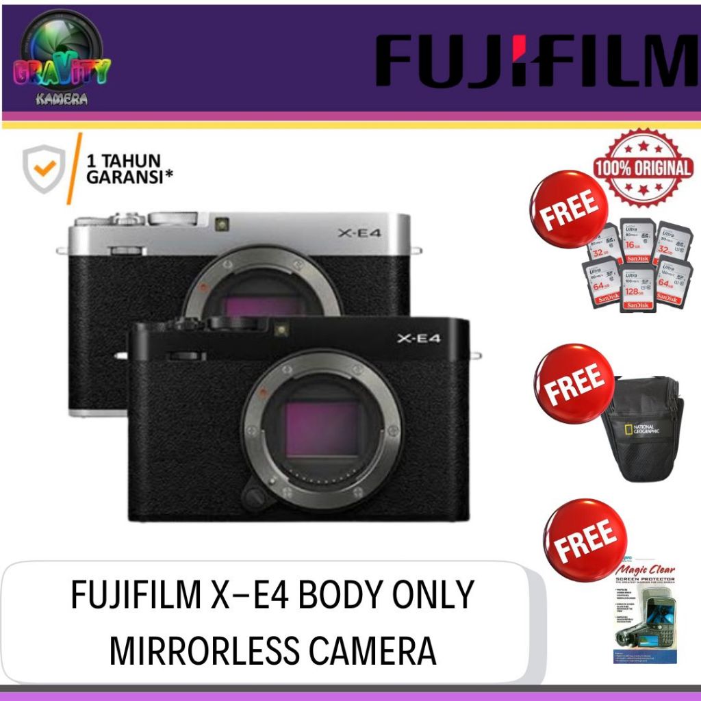 FUJIFILM X-E4 BODY ONLY / FUJIFILM XE4 BODY ONLY