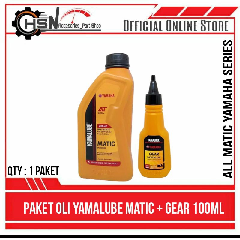 PAKET | Yamalube Matic + Oli Gear Box Oli Mesin+Oli Gardan Yamalube Matic All Matic Yamaha