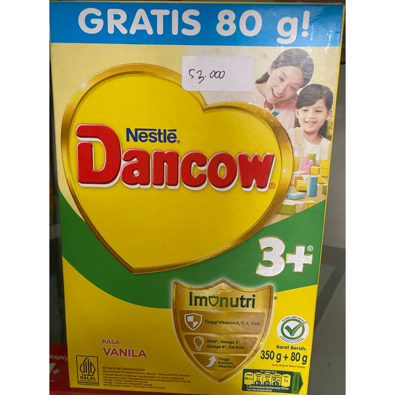 Dancow 3+ Rasa Vanila Susu Bayi Murah Dancow