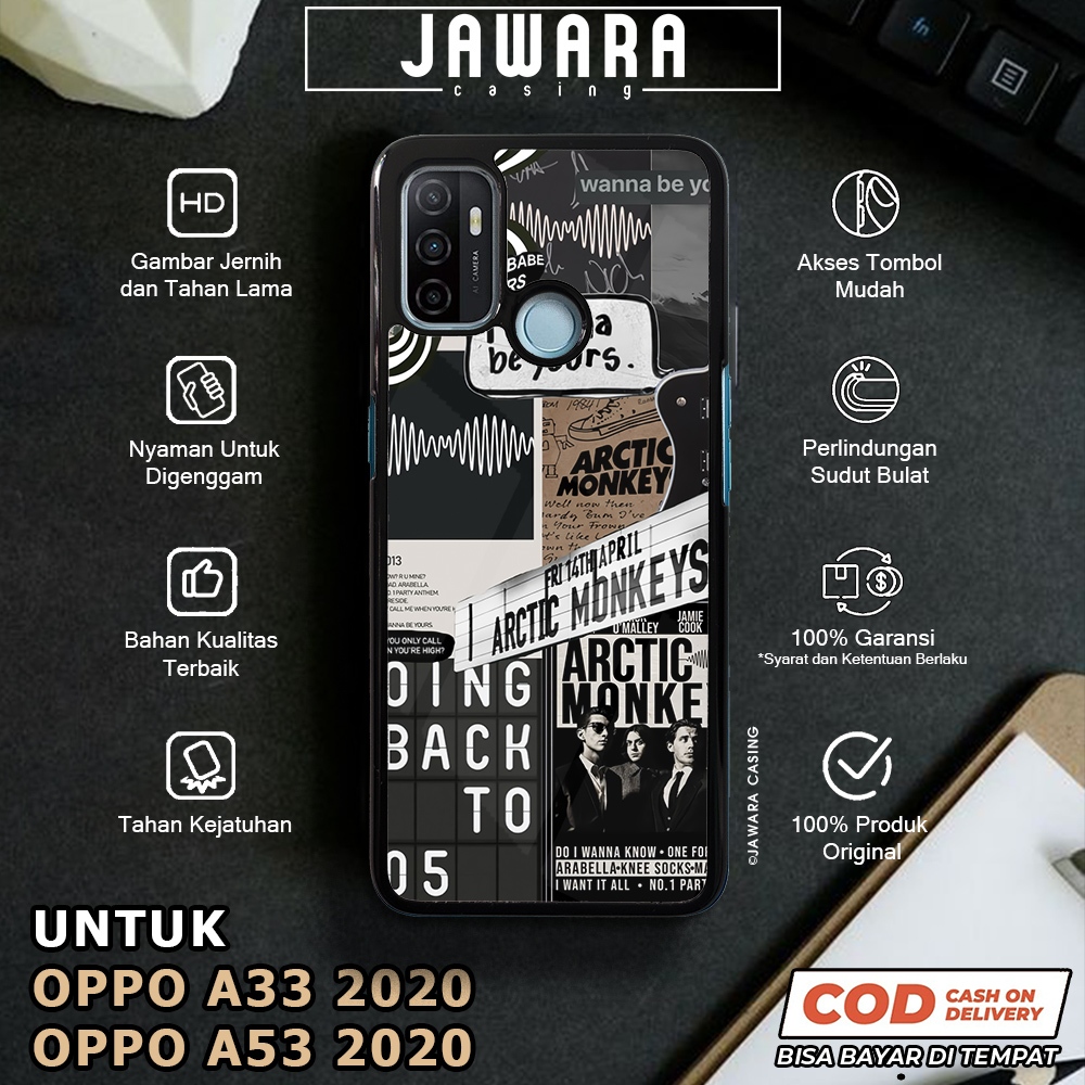 Case Oppo A53 2020 A33 2020 Casing Oppo A53 2020 A33 2020 [BLCK] Premium Glossy Case Hp Oppo Jawara 