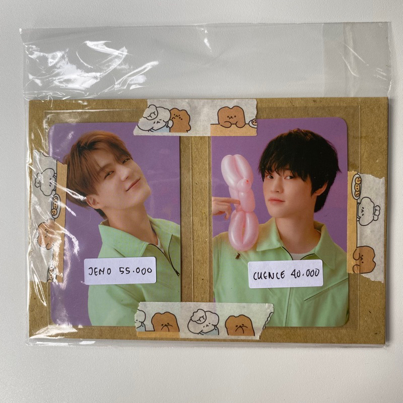 PHOTOCARD JENO CHENLE NCT DREAM SEASON GREETINGS 2021