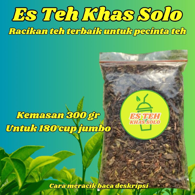 

Paket Teh Solo asli racikan untuk jualan supaya laris (300 gr)