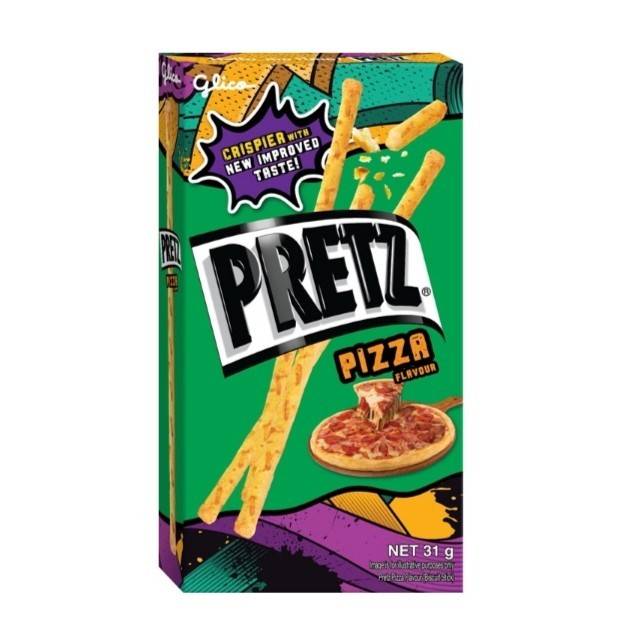 

Glico pretz Biskuit stick pizza 31 gr