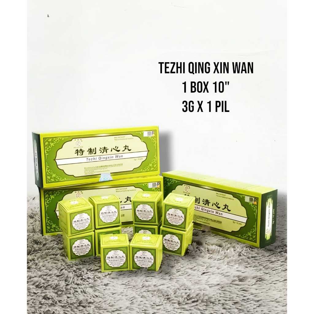

Tezhi Qingxin Wan , Obat Tradisional Untuk Pusing,Demam, Kejang Kejang, serta menenangkan Pikiran