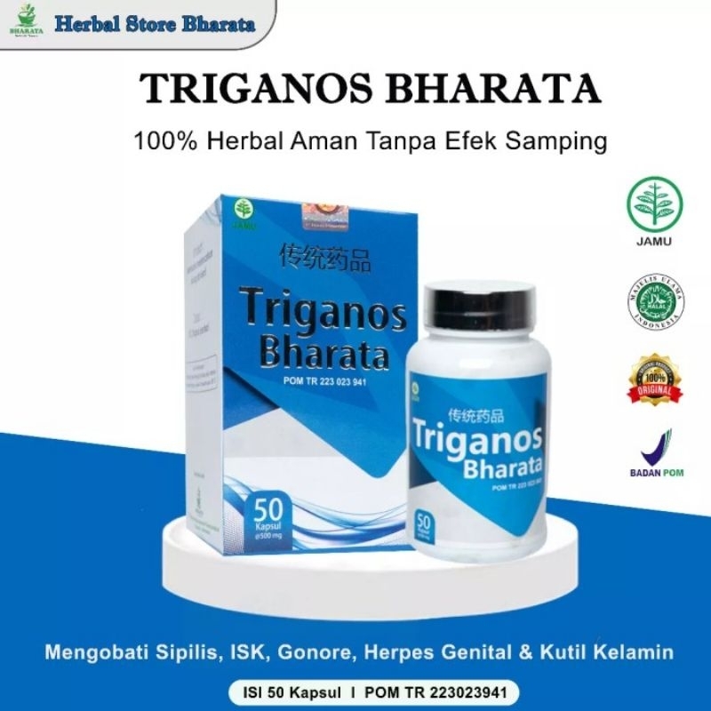 Triganos Bharata Obat Kencing Nanah Sipilis HIV Gonore Herpes Genital