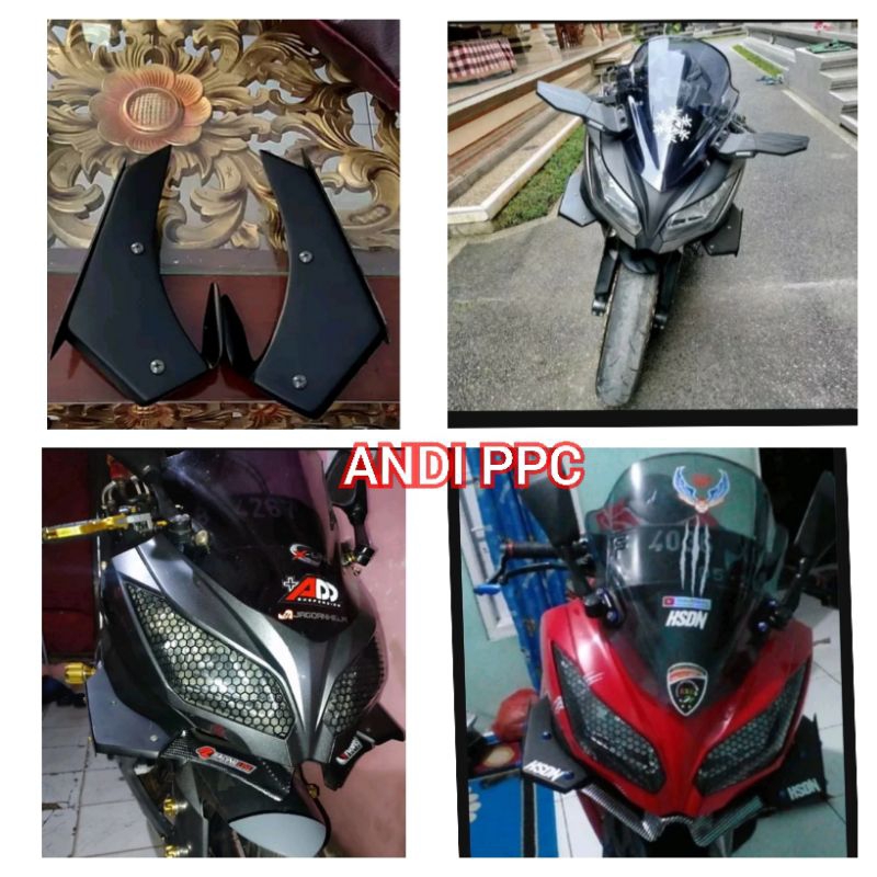 Aero fairing Winglet  Kawasaki Ninja 250 fi / ninja 300 fi
