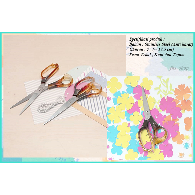

Gunting Serbaguna Gunting Stainless Steel Anti Karat Gunting Besar Gunting Lucu Glory Scissors 7