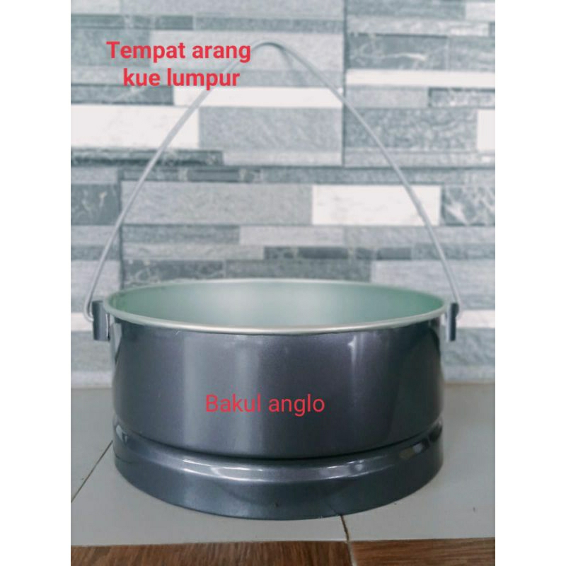 tempat arang kue lumpur bakar tebal