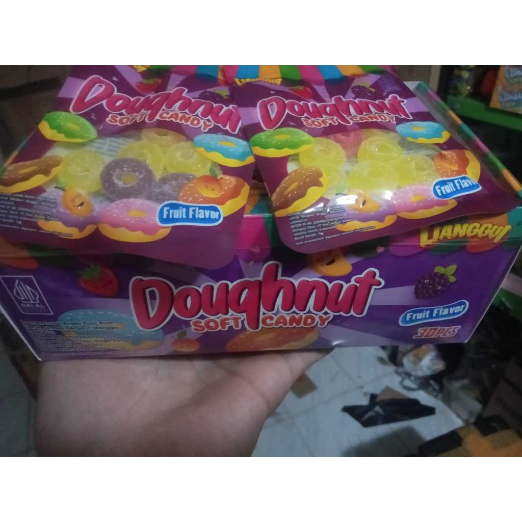 

permen anak warung rasa lunak donat mini 30pcs