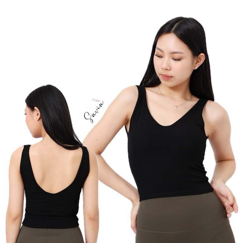 SAVINHOMEWEAR - Bra Sport Import //  Tank Top Bra Korea Style Knit Premium // 2002