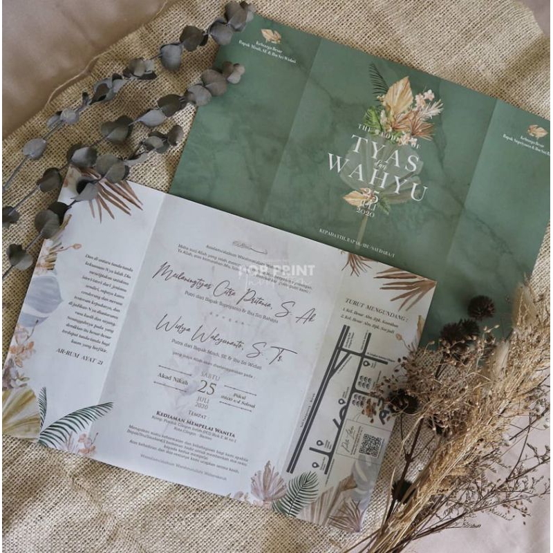 Undangan Softcover Lipat 3