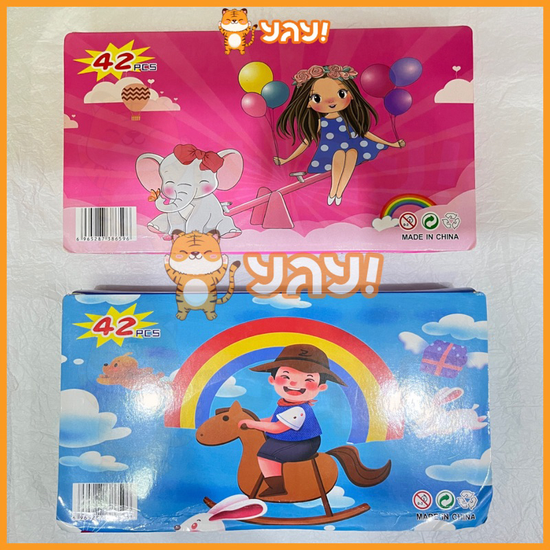 

YAY! Crayon Set 42 Pcs Pensil Warna Lengkap Krayon Set Alat Menggambar Mewarnai Cat Air Lukis Anak
