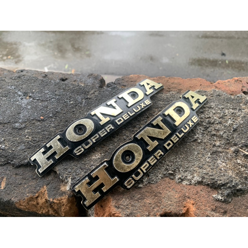 emblem tengki tangki gl100 original copotan