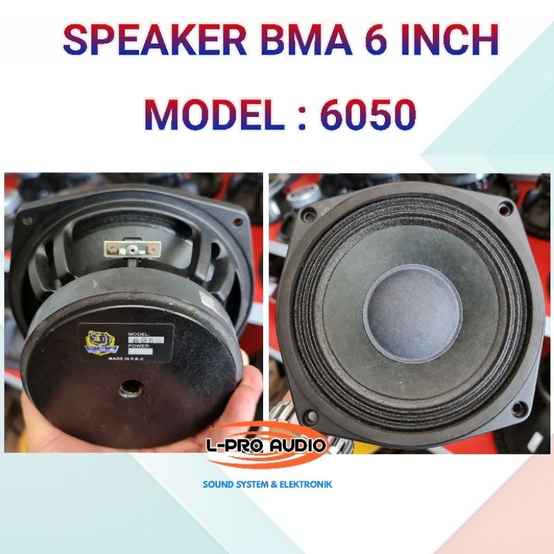 Speaker BMA 6 inch model 6050 coil 2 inch