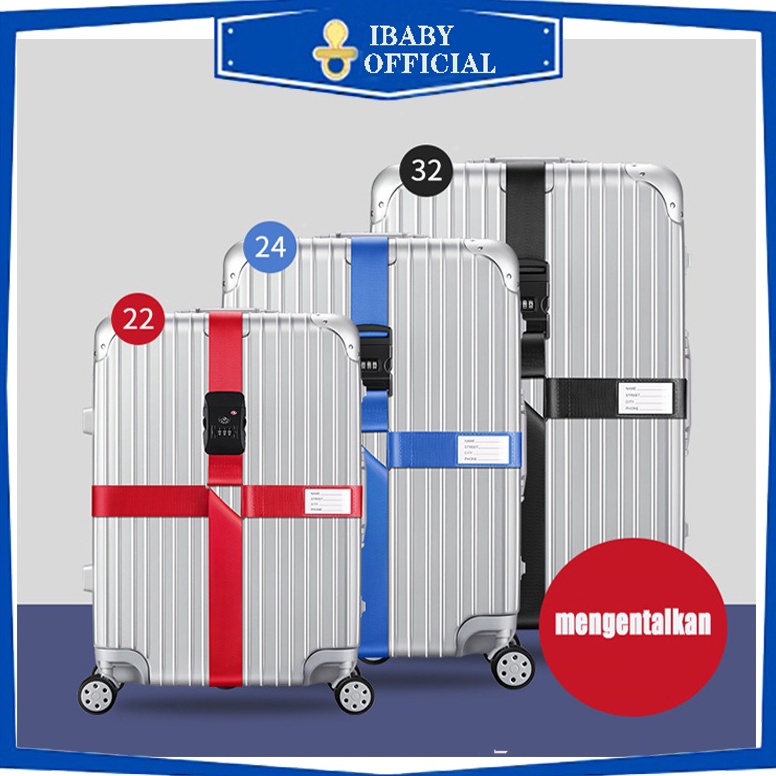 Harga Murah Sabuk KoperTali Pengikat KoperTali Koper Silang GandaDenganBELT CROSS LOCK TSATali Belt 