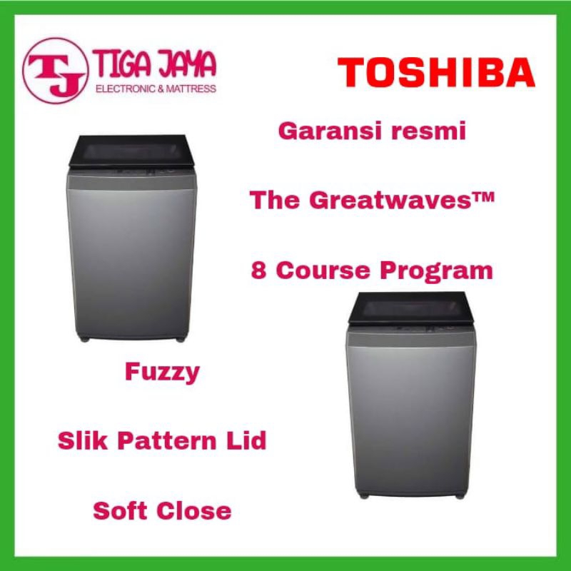 Toshiba AW-M900DN Mesin Cuci Top Loading 8kg