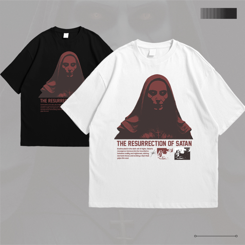 T-Shirt Oversize Satanic Elegance