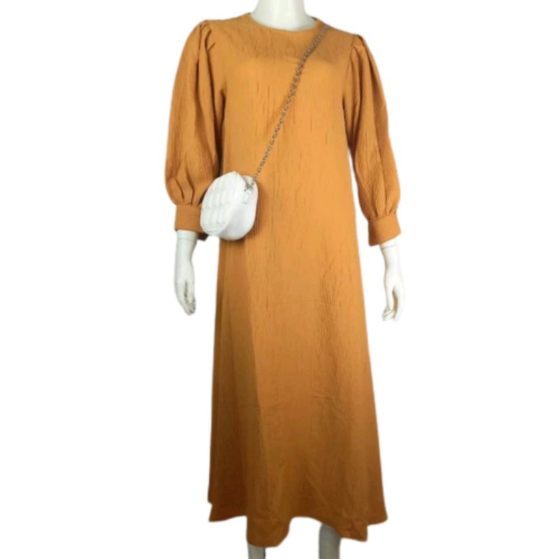 ADA - Gamis Wanita Original - Kuning Kunyit 836