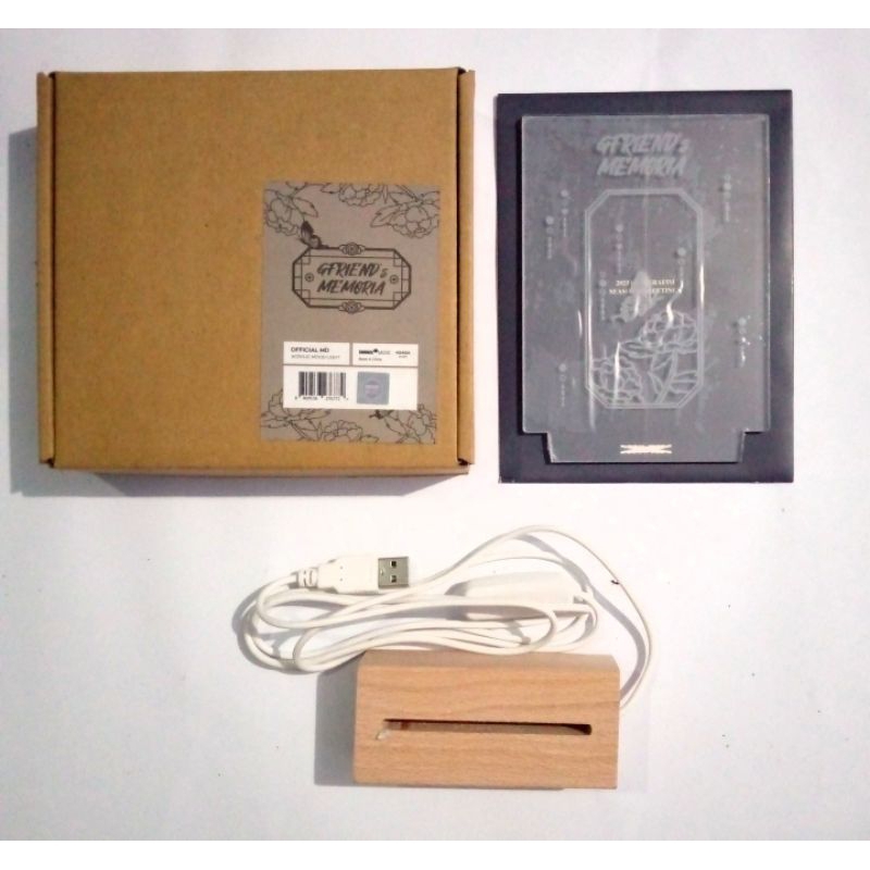 Official Merchandise Gfriend Memoria Mood Lamp Akrilik