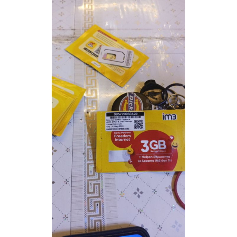 Kartu Perdana non kuota (sudah Regis) Fresh bisa untuk wa dll