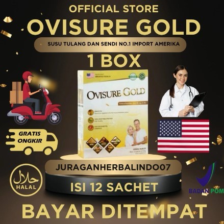 

PROMO !!! OVISURE GOLD 1 BOX SUSU USA VITAMIN SENDI ORIGINAL