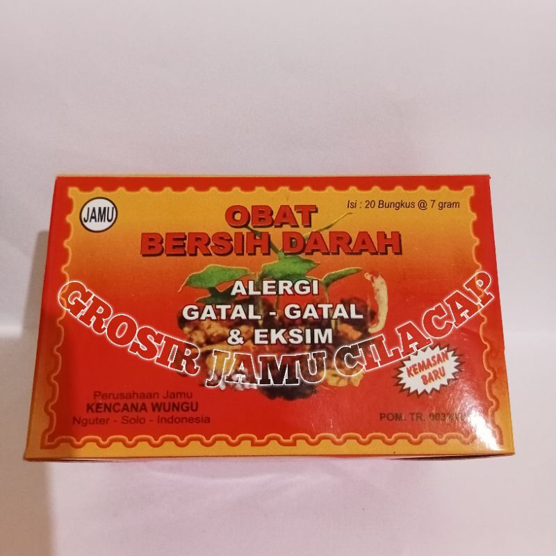 GATAL GATAL ALERGI BERSIH DARAH JAMU SERBUK MANJUR