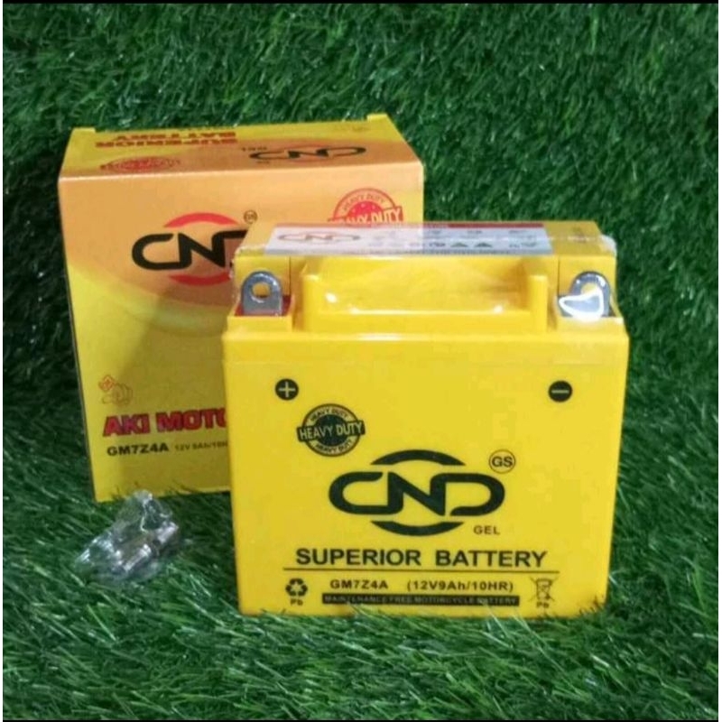 Aki motor thunder 12V aki thundr 125 AM7Z4A 12V CND