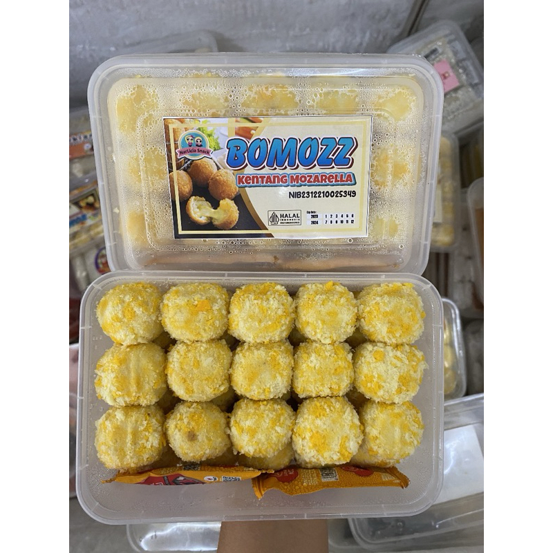 

Bomozz Kentang Mozarella isi 30 pcs Halal Homemade Frozen Food