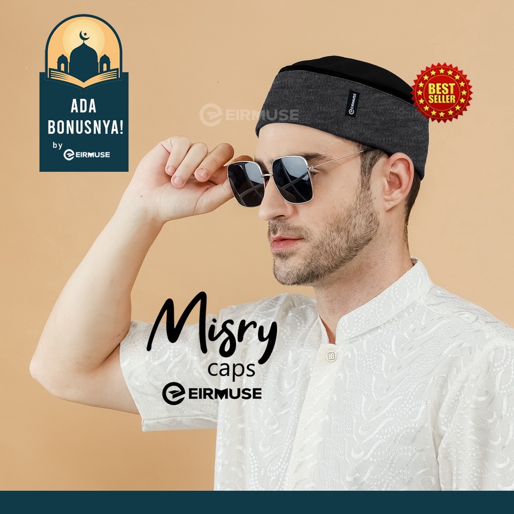 Murah Banget Misry Caps by Eirmuse Peci Kopiah Lipat Gaya Mesir 7DE