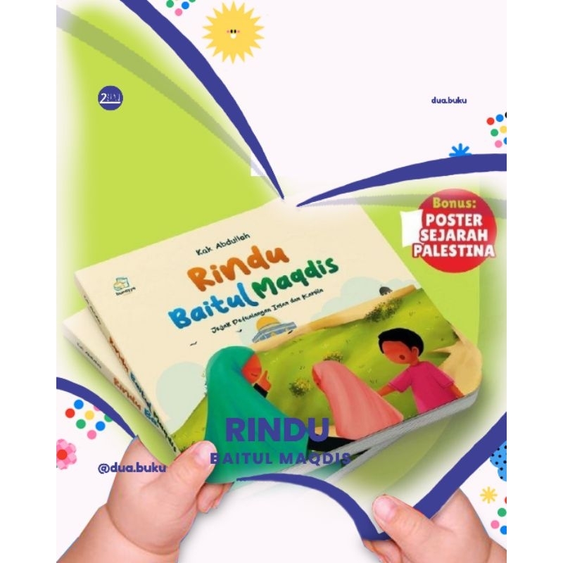 RINDU BAITUL MAQDIS - BOARDBOOK ANAK ISLAM