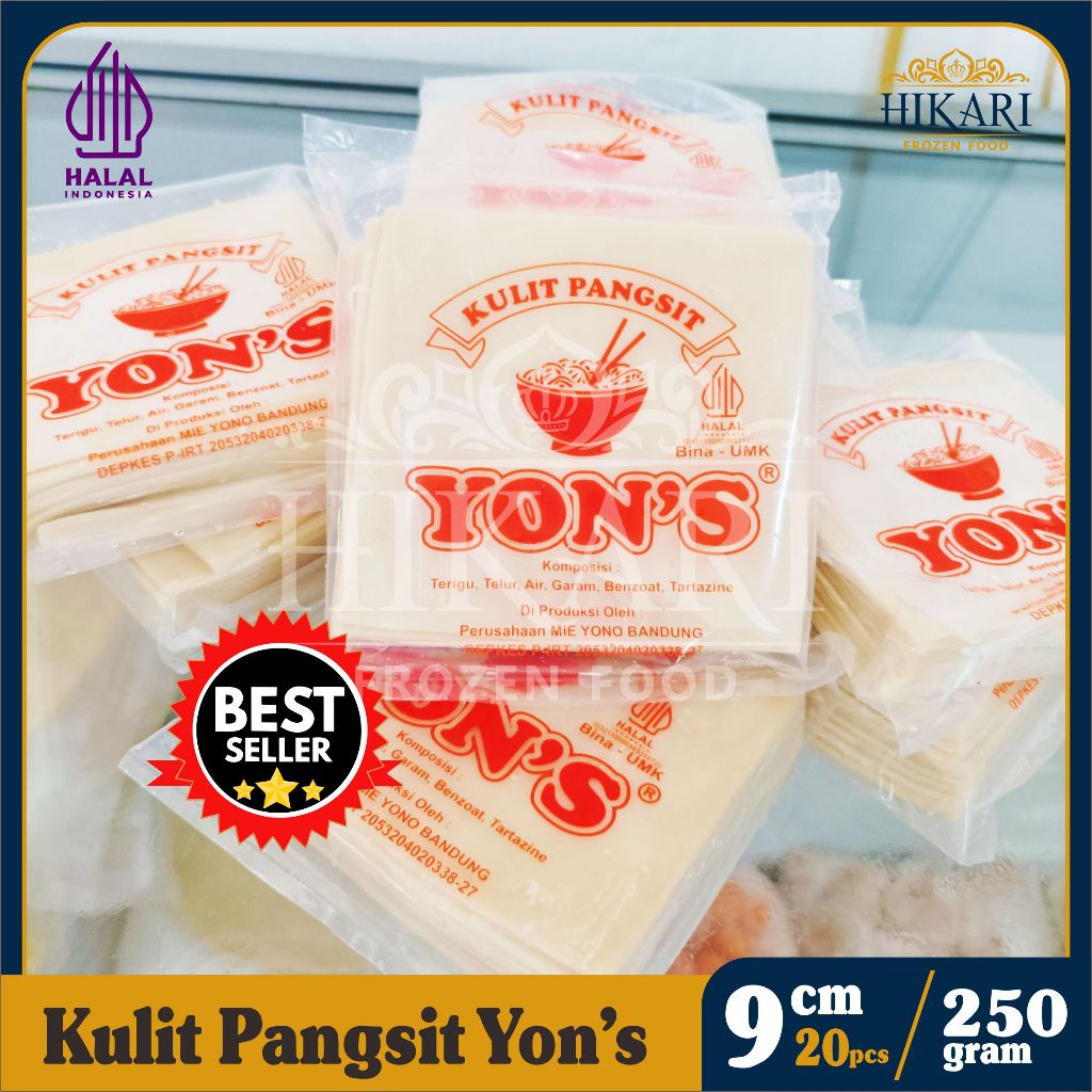 

Kulit Pangsit - Untuk Berbagai Bahan Makananan - 9cm / 20pcs (250gr)