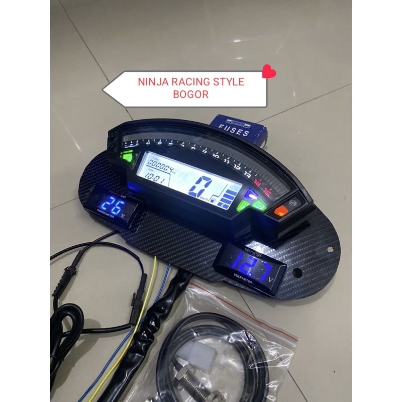 SPEEDOMETER DIGITAL MODEL ZX10R PNP NINJA 250 KARBU