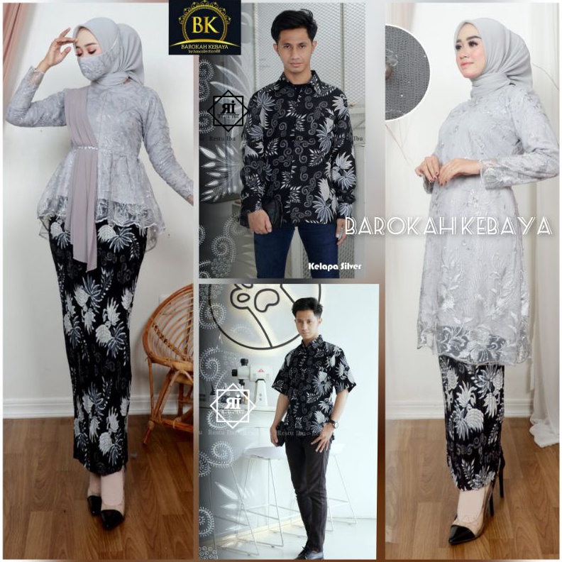 HOT Product COUPLE KEBAYA DAN BATIK  KEBAYA SERAGAM  KEBAYA TUNIK  KEBAYA WISUDA  COUPLE BATIK KEKUA