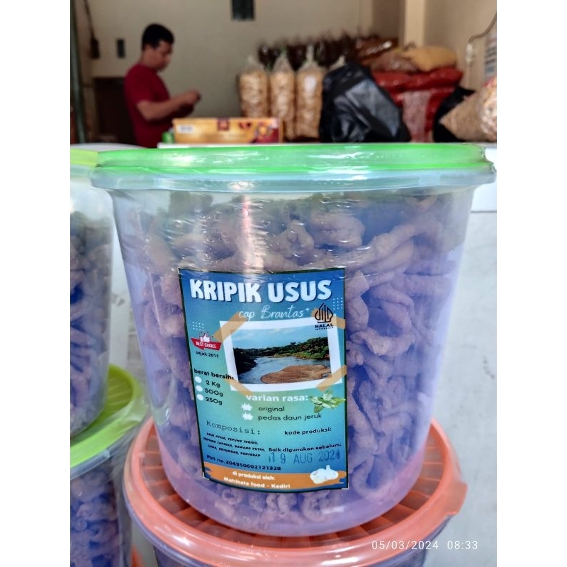 

kripik usus asli renyah murah termurah free ongkir