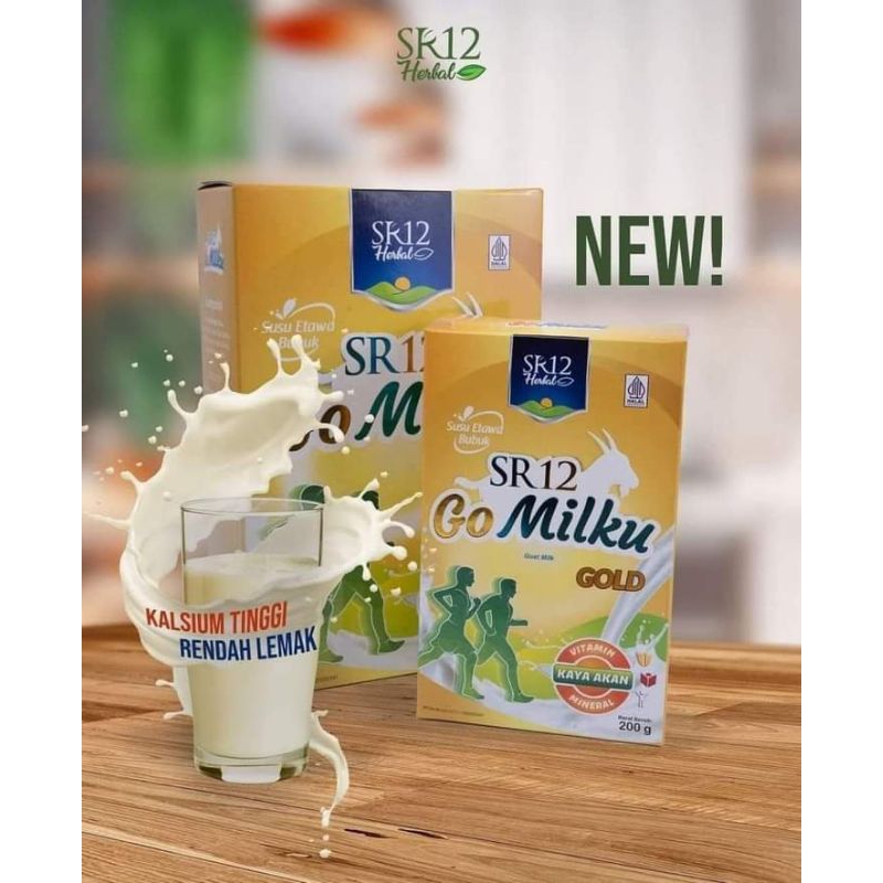 

GOMILKU GOLD SR12 / SUSU KESEHATAN TULANG/SUSU KAMBING PREMIUM