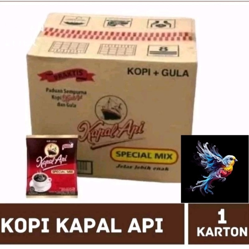 

Kopi Kapal Api Special Mix 1 Dus Isi 12 Renceng.