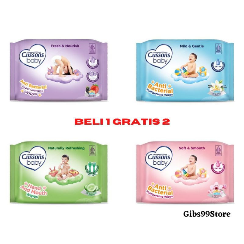 Tisu Basah Cusson Baby Baby Wipes Cussons Tissue Basah Cussons Baby Beli 1 Gratis 2 Tisu Basah Bayi 