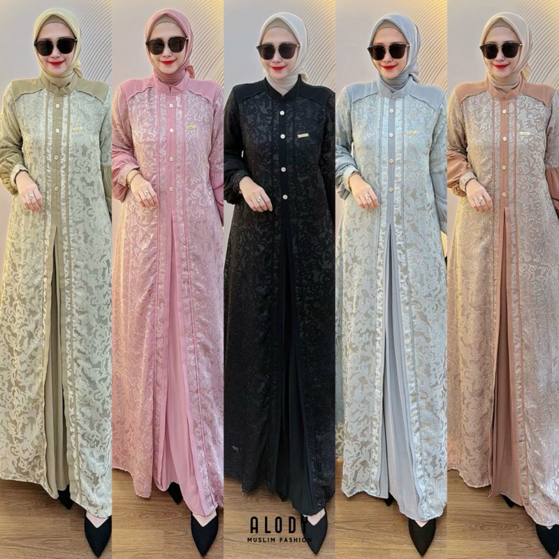 FELICIA DRESS VOL 3 GAMIS MUSLIM FASHION TERBARU ALODY ORIGINAL