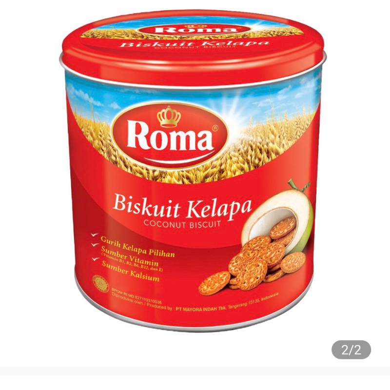 

Roma Biskuit Kelapa Can 345 g