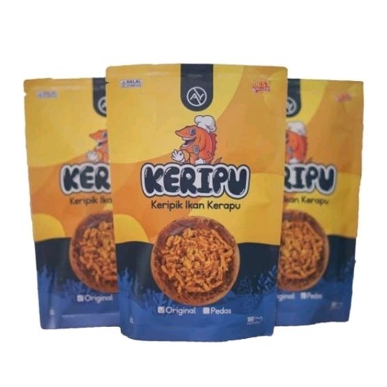 

Keripik Sehat Ikan Kerapu 80gr - 110gr ~ Gurih dan enak