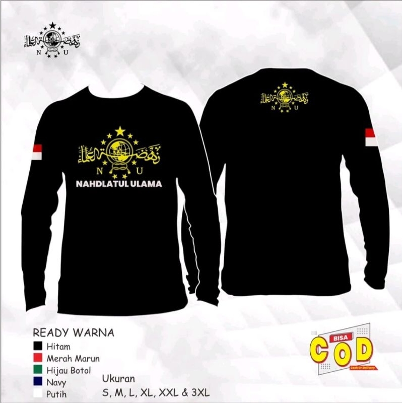 KAOS LENGAN PANJANG NU NAHDATUL ULAMA