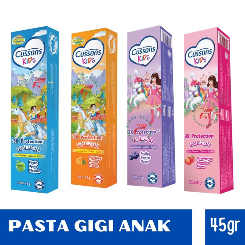 [BEBIBELLE] Cussons Kids Toothpaste 45gr / Cusson Odol Anak / Kid Tooth Paste / Pasta Gigi