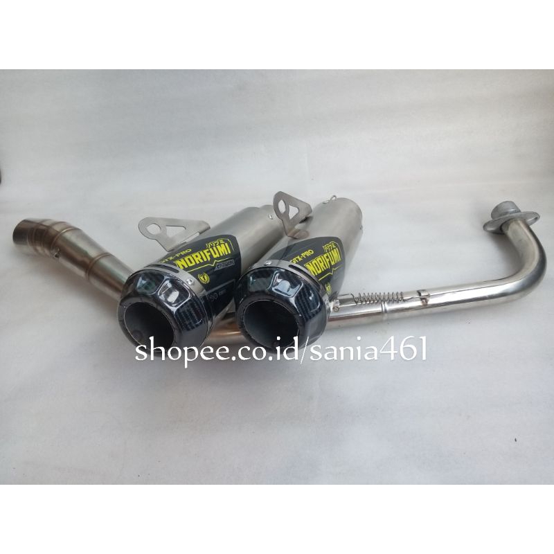 knalpot Racing Norifumi GTX  Pro Carbon Jupiter Vega Revo