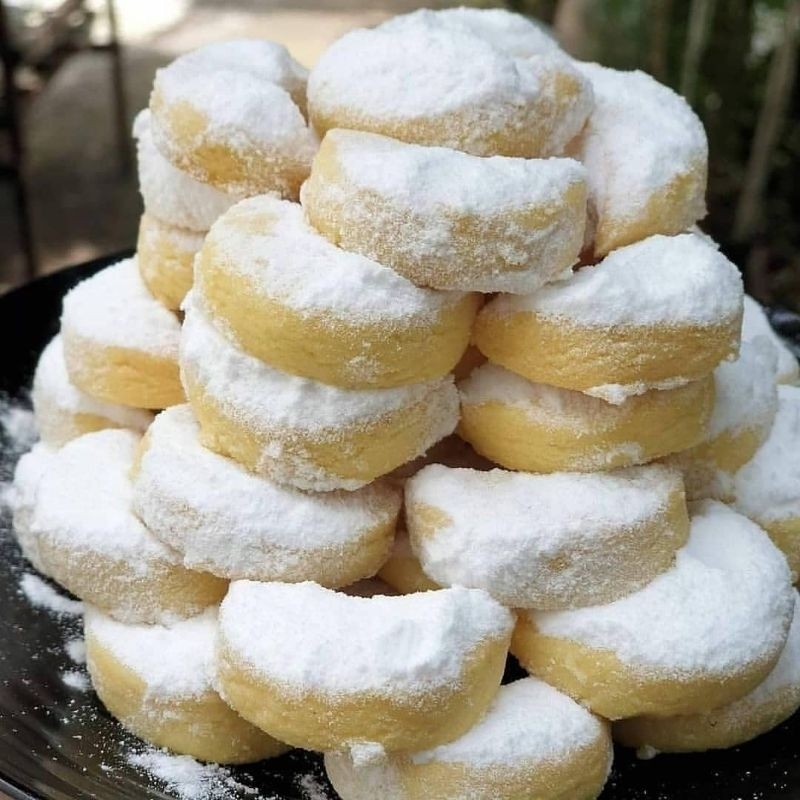 

250gr Kue Kering Putri Salju Premium Enak / Kue Kering Lebaran Putri Salju Toples Ulir