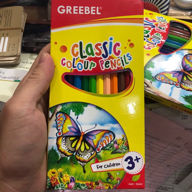 

Pruk Premium Pensil warna 12 warna greebel ktber 221 WJV