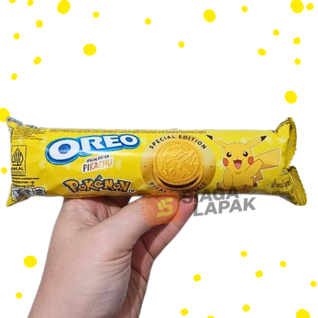 

Oreo Pokemon Roll Choco Banana Limited Edition Pikachu Cookies