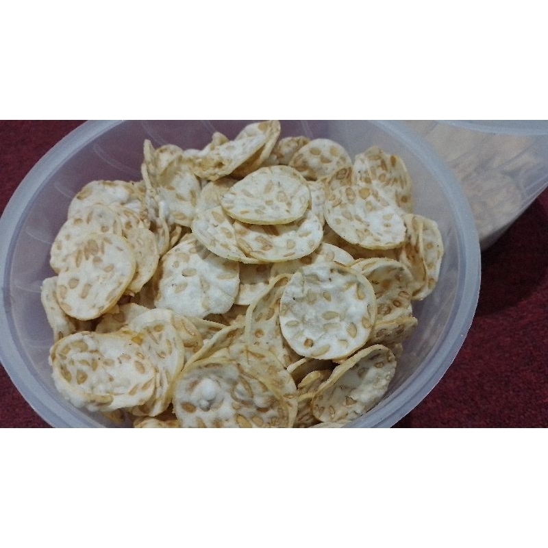 

keripik tempe bulat home made